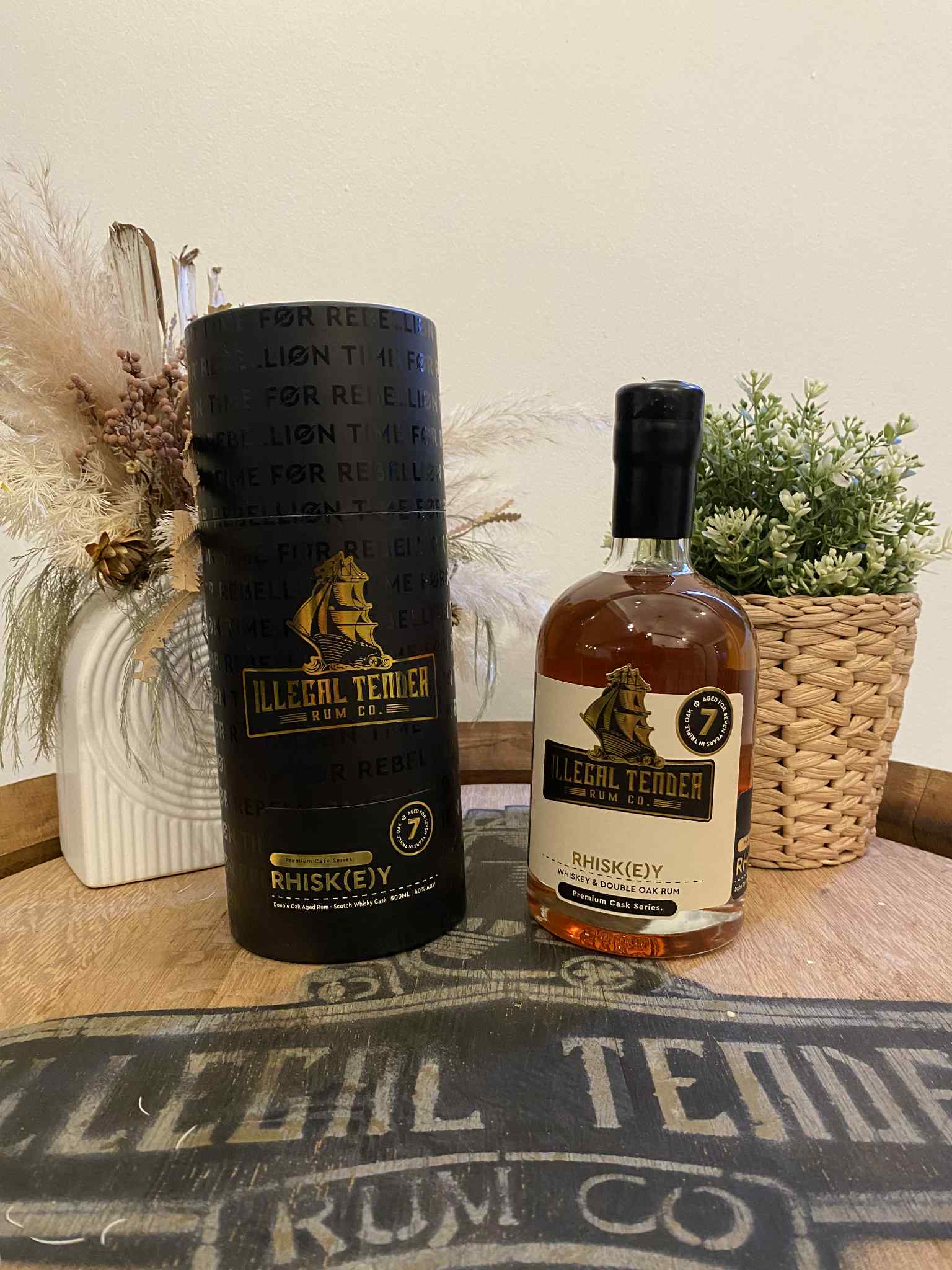 Rhisk(e)y - Limited Release - Double Oak Rum – Illegal Tender Rum Co.